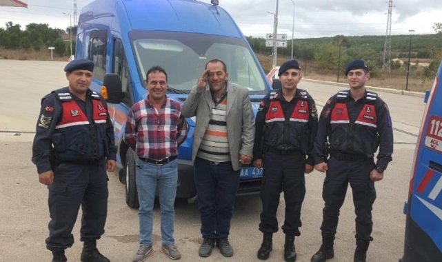 Tır şoförü kaybetti, jandarma buldu