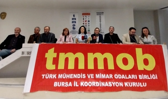 TMMOB Bursa İKK'dan basın açıklaması