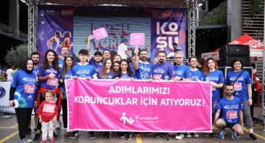 Uludağ Elektrik Koşu Takımı kız çocukları için koştu
