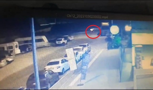 Bursa’da bir kişinin öldüğü kaza kamerada
