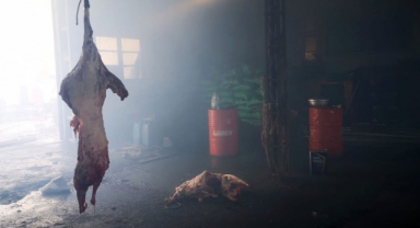 Cağ kebabı yapacaklardı koca depoyu yaktılar