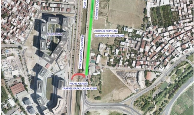 Fuat Kuşçuoğlu Caddesi'nde trafik düzenlemesi