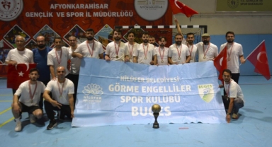 Futsal turnuvasının şampiyonu Nilüfer Belediyesi GESK