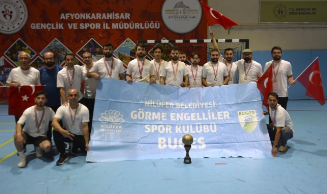 Futsal turnuvasının şampiyonu Nilüfer Belediyesi GESK