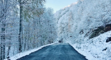 İnegöl'de kış başka güzel