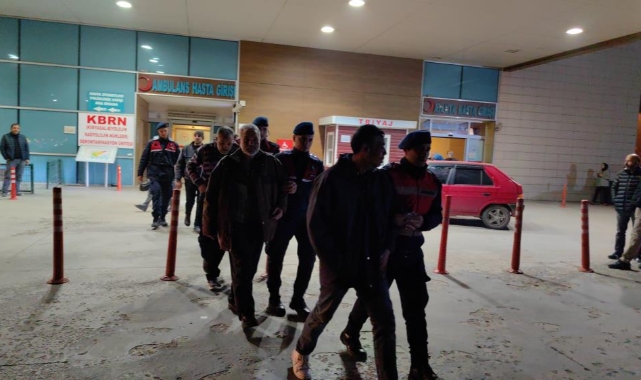 İnegöl Jandarması 5 kaçak şahsı yakaladı