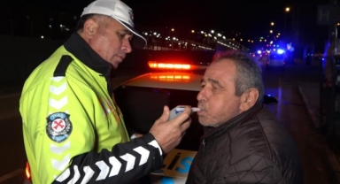 Kontrol noktasında polis'i kandıramadı