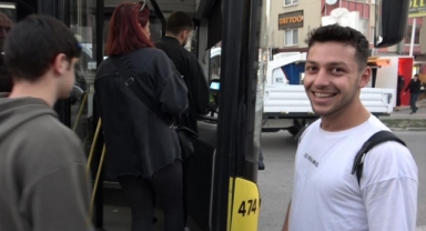Otobüs ısmarlayan genç konuştu