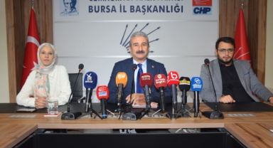 CHP Bursa İl Başkanı Yeşiltaş'tan açıklamalar