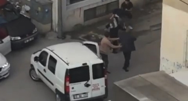 Yol verme tartışmasında yumruklar havada uçuştu