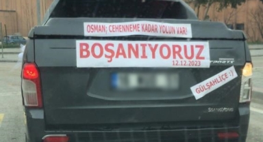 Boşanma davasına düğüne gider gibi gitti