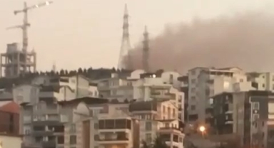 Bursa Çimento'dan gri dumanlar yükseliyor