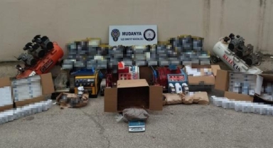 Bursa'da kaçak tütün ele geçirildi
