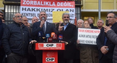 CHP Bursa'dan Gaziakdemir'de rantsal dönüşüm tepkisi