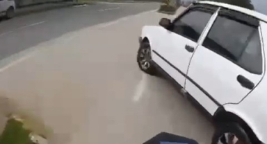Hatalı dönüş kazayı böyle getirdi