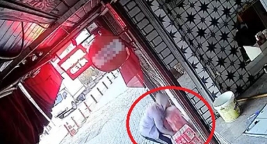 İçecek hırsızı kamerada...
