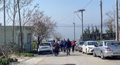 Vatandaşlar Leylek Köyü Eskikaraağaç’a akın etti