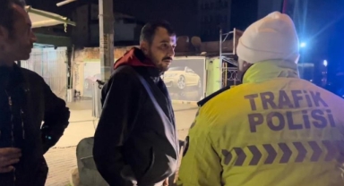 Arkadaşını kurtarmak isteyen sürücü de alkollü çıktı