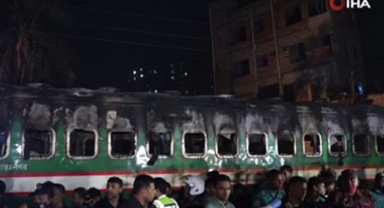Bangladeş’te seçim öncesi yolcu treni kundaklandı: 4 ölü