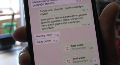 Dolandırıcılar mağduruna 'geçmiş olsun' mesajı yolladı