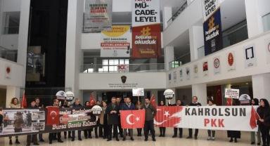 HKMO Bursa şubesinden pkk ne İsrail'e kınama