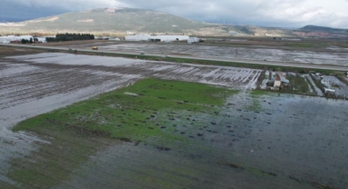 Karacabey Ovası sular altında kaldı