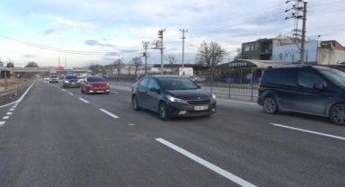 Mudanya Yolu Geçit'te şerit sayısı 3'e çıktı