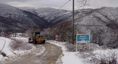 Nilüfer’de karla mücadele ekipleri seferber oldu