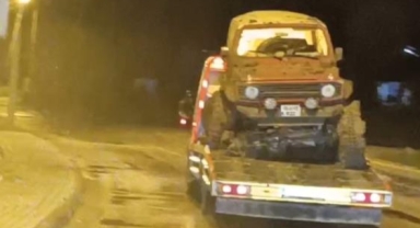 Off-road yaparken lastiği koptu farketmeden kilometrelerce yol gitti