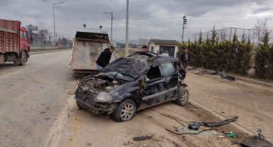Taklalar atarak karşı şeride geçti