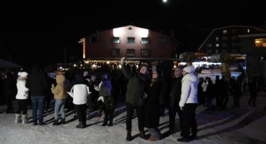 Uludağ’da yeni yıl buruk kutlandı