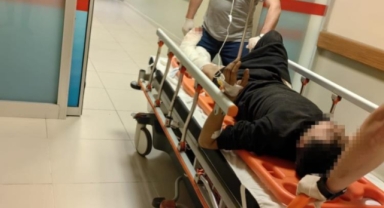 15 yaşında çocuğun bacağı parçalandı