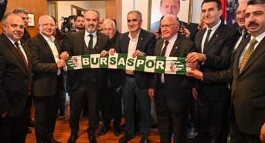Başkan Aktaş, Bursaspor’u ziyaret etti