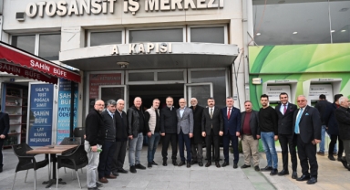 Başkan Aktaş, Otosansit esnafını dinledi