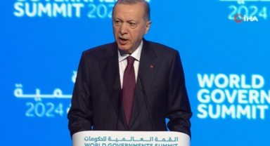 Cumhurbaşkanı Erdoğan Dünya Hükümetler Zirvesi’nde konuştu