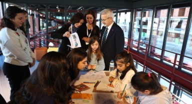 DOST Projesi’ne katılan çocuklar tasarımlara başladı