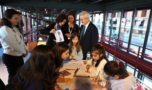 DOST Projesi’ne katılan çocuklar tasarımlara başladı
