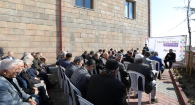 Mevlana cami dualarla açıldı