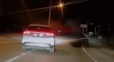 Trafikte zikzak çizerek trafiği tehlikeye düşürdü