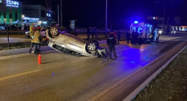 Yağmurla gelen kaza: 1 yaralı