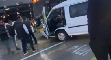 İnegöl'de zincirleme kaza: 3 yaralı
