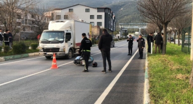 Kazaya karışan motosiklet sürücüsü hayatını kaybetti