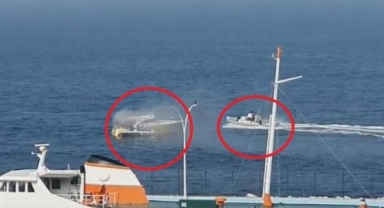Mudanya’da teknede yangın