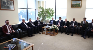 Mustafa Bozbey’den BTSO Başkanı Burkay’a ziyaret