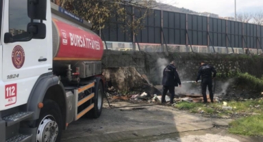 Ot yangını korkuttu