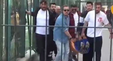 Amatör maçta bu kez antrenörler kavga etti