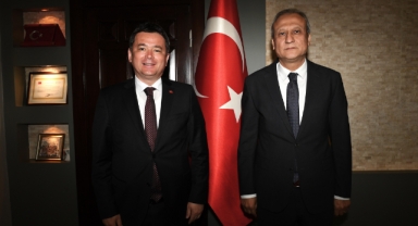 Başkan Aydın ilk resmi ziyaretini yaptı