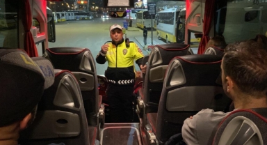 Bursa’da otobüslere bayram denetimi