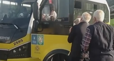 Bursa’da yumruklu yol kavgası kamerada