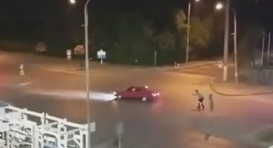 Dakikalarca drift atmıştı, polisten kaçamadı